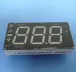 Multiplexed Triple Digit Seven Segment LED Display Ultra White For Heating /