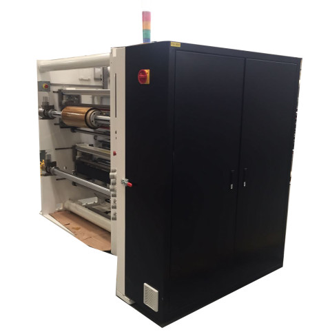 High Precision Slitter Rewinder Machine , Stretch Film Slitting Rewinding Machine