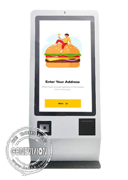 Quality Table Standing Self Service Payment Kiosk 1920x1080 With Web Camera for sale