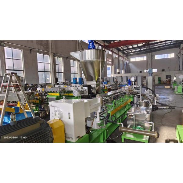 PP+SBS/SEBS Plastic & Rubber Processing Machinery Underwater Twin Screw Extruder in the Water Plastic Extruder