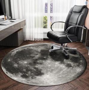 China Living Room Geometric Decorative Carpet Chair Floor Mat Round Computer Chair on sale