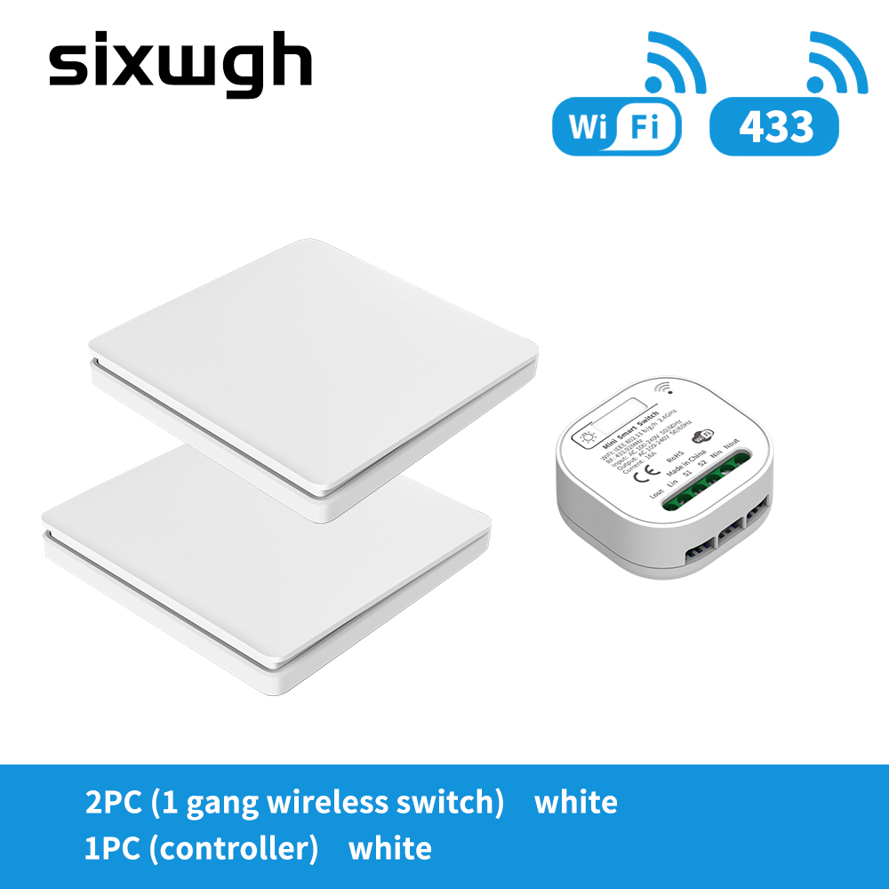 Wireless Tuya Smart Switch Set WiFi Remote Controller Timer