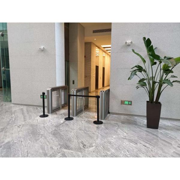 Speed Gate Pedestrian Turnstile Electronic Access Control Turnstile Gate With CE Certification 0