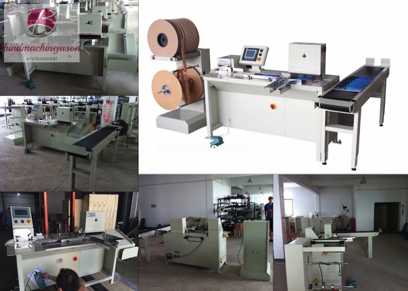 Semi automatic double Wire closing machine DCB360 (1/4 - 1 1/4  ) for notebook