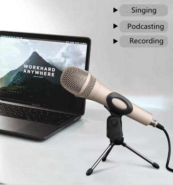Quality Clear Sound 3mA Studio Condenser Microphone For Youtube Vlogging for sale