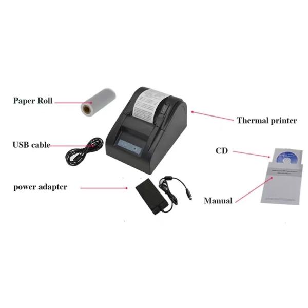 2inch Barcode Thermal Transfer Label Printer 58mm Roll POS Thermal Receipt Printer