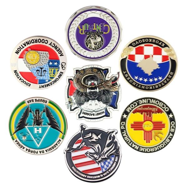 Quality Marine Corps Challenge Coins Custom Made Soft Enamel Coin for sale