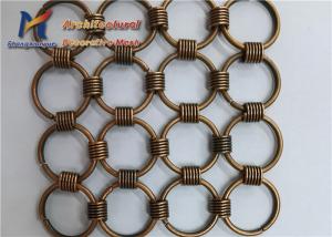 Wholesale Gold Chain Link Wire Mesh Partition Panels 2.0mm SS316L from china suppliers