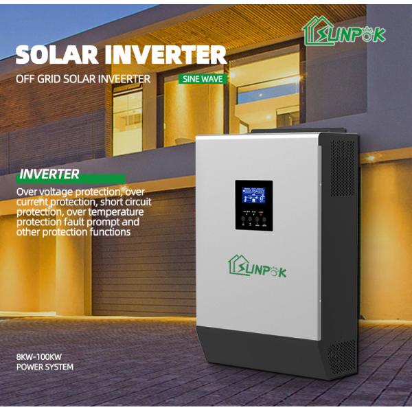 Hybrid Off Grid Solar Power Panel System Battery Storage 5kw Complete For Home