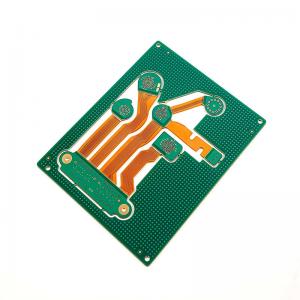 China Square Pcb Outline Rigid flexible PCB with AOI Test White Solder Mask on sale