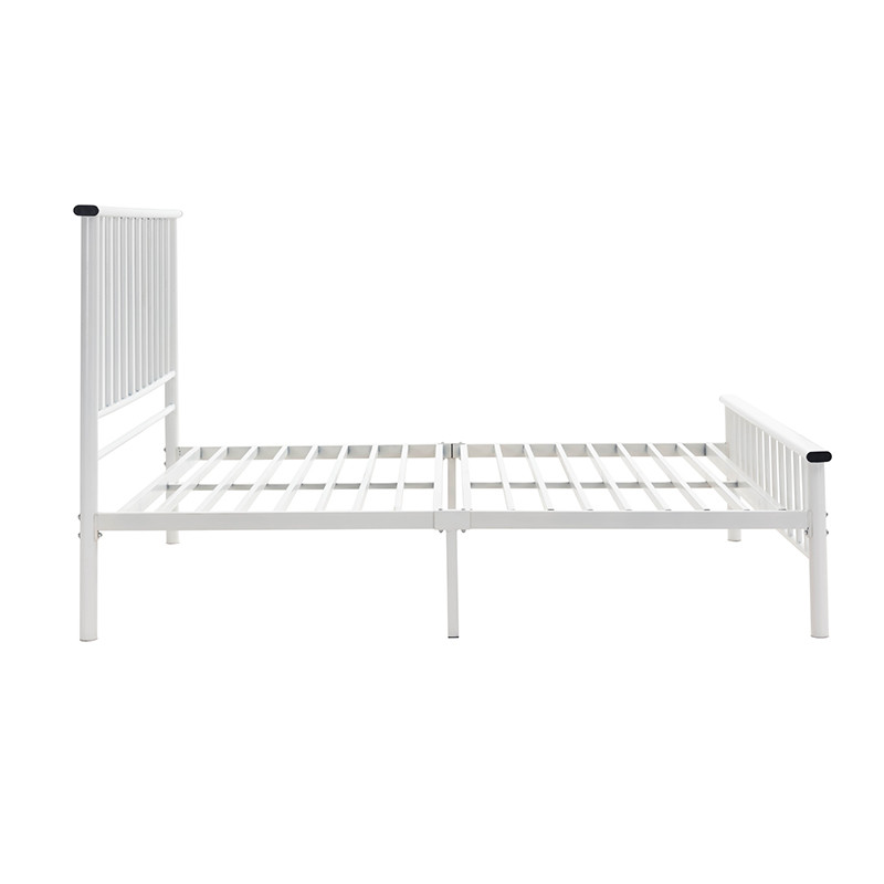 Underneath 13 Inches Metal Frame Single Bed for Military Staff Dormitory