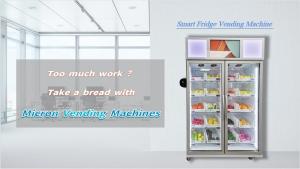 Wholesale Remote Control Vegetable Smart Vending Fridge With Card Reader from china suppliers