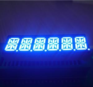Wholesale 0.39 Inch 6 Digit 14 Segment Display Common Cathode Ultra Blue Process Control Applied from china suppliers