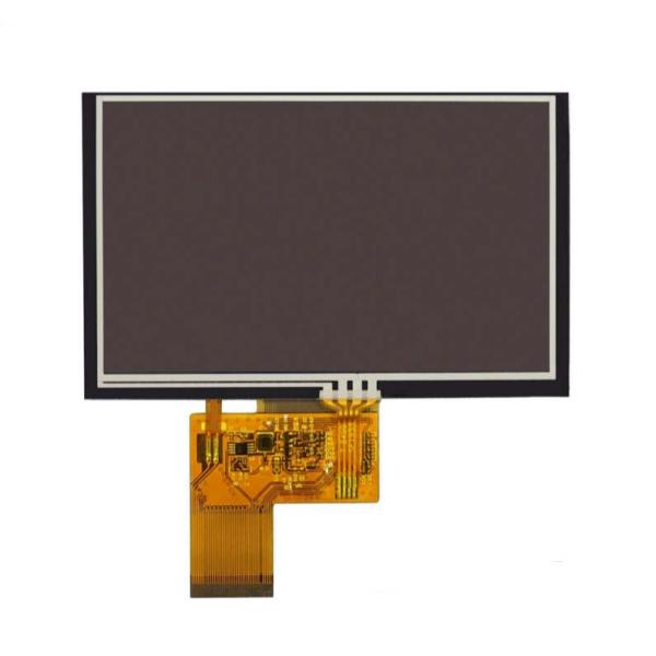 800x480 RGB Interface 520cd/M2 3.3V 5 Inch Resistive Touch Screen