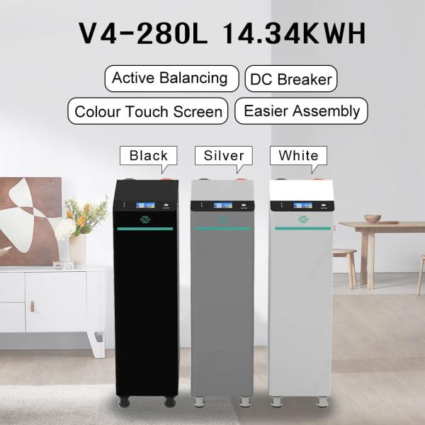 EU Seplos V4 Standing DIY Kits 48V 51.2V Standing Case 200A BMS With Active