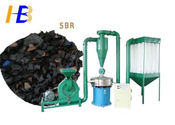Quality Dust Collection SBR Scrap Grinder Machine For Polymerized Styrene Butadiene for sale