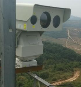 China PTZ Infrared Night Vision Thermal Camera , Long Range Laser Surveillance Camera on sale