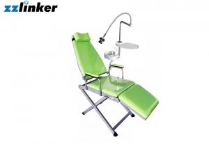 China Colorful Dental Chair Unit Portable Patient Chair With Spittoon Lamp And Tray on sale