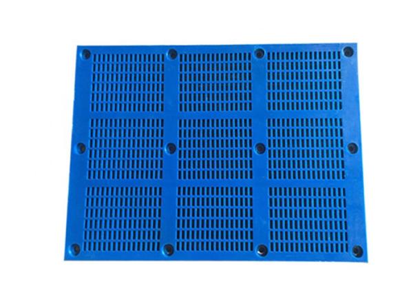 Quality Tensioned PU Ming Screen Mesh , Dewatering Polyurethane Vibration Sieve Panel for sale