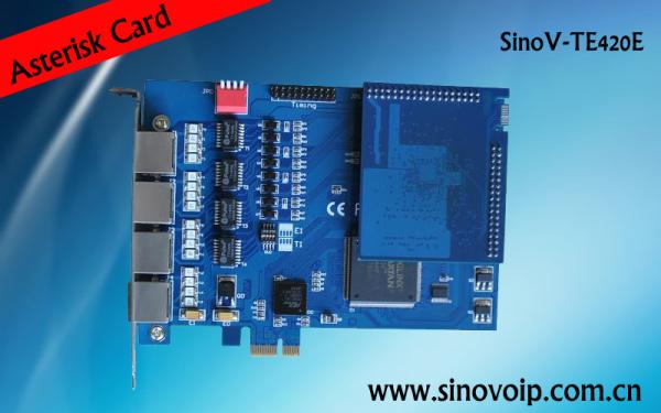 Quality VOIP gateways Asterisk E1 card for sale