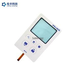 China FPC Cable PET Membrane Keyboard Switch 3M468 Rear Adhesive on sale
