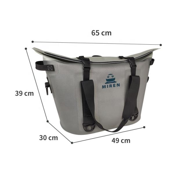 Portable Magnetic Cooler Bag , Insulated Cooler Handbag For Food Preservation