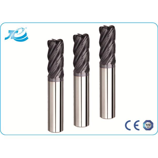 Corner Radius Solid Carbide Tools with Diameter 1.0 - 12.0 , 2 - 6 Flute End Mill