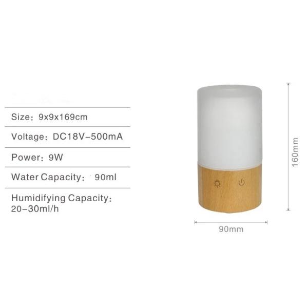 Home Electric Air Diffuser Ultrasonic Aromatherapy Diffuser Humidifier