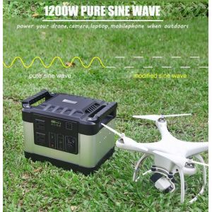 solar generator 1200W 300AH Rechargeable Power Station Emergency Use