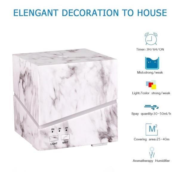 300ml Ultrasonic Home Fragrance Mist Humidifier mable grain Electric Aroma Diffuser