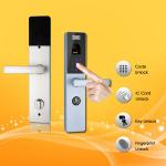LCD Display Digital Biometric Fingerprint Door Lock with Remote Control Function