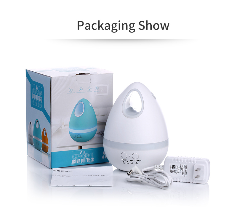 Auto Power Off Ultrasonic Essential Oil Diffuser With Time Setting Function