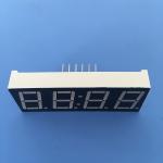 Super Red Digital Clock Led Display 0.56" 4 Digit 80-100mcd Lumious Intensity