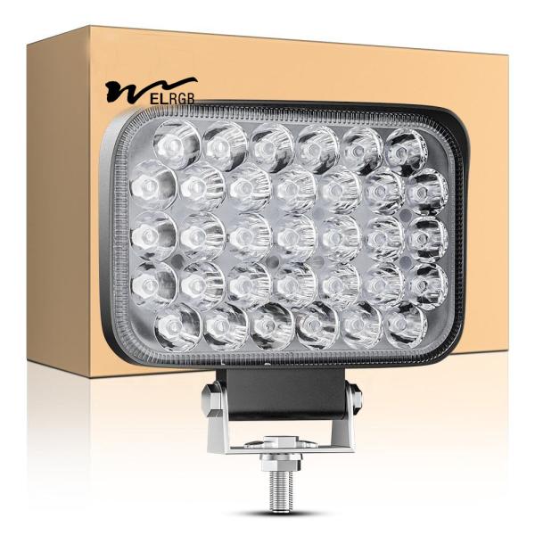 5" 33LED 100W Square Off Road Work Light White For JEEP 4x4ATV UTV