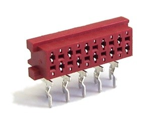 Right Angle Header Connector 1.27mm AMP-1-338070-0 Signal Transmission