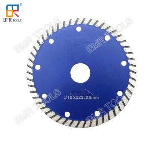 China 4 Fine Diamond Turbo Saw Blade Cutter Disc For Granite Marble Quartz Stone Concrete Dry Cutting on sale