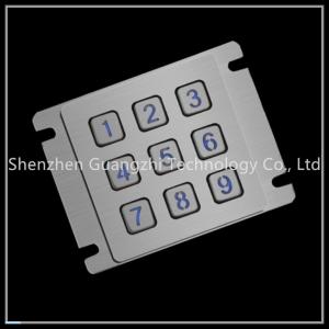 Wholesale Watertight Illuminated Keyboard , 12 Keys Metal 3x4 Keyboard With Usb Interface from china suppliers