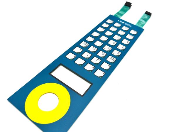 Quality Texture Mylar Side Membrane Keypad With Led With Molex 2.54MM Pitch for sale