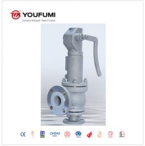 China Spring Loaded PFA Safety Valve PTFE Lined Balance Bellows Type New Energy Use on sale