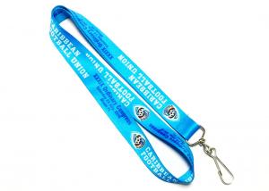 Wholesale Blue Dye Sublimation Lanyards For Soccer Competition Neck Strap 900*20mm from china suppliers