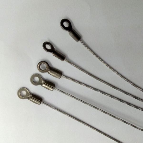 Customised 7x7 Wire Rope Sling Safety With Diecast Eye End And Carabiner