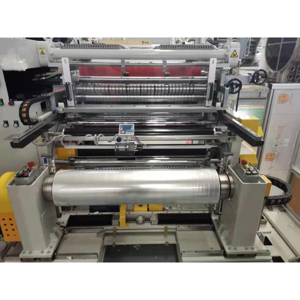 High Precision Slitter Rewinder Machine , Stretch Film Slitting Rewinding Machine