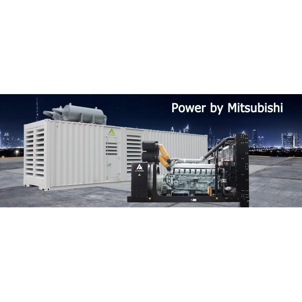 CE 1600kw Japan Original Mitsubishi Diesel Generator 2000kva With Engine S16R-PTAA2-C