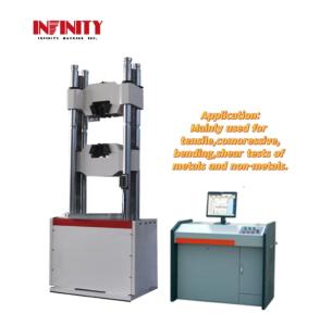 Wholesale 600KN Microcomputer Controlled Hydraulic Universal Tensile Strength Testing Machine from china suppliers