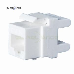 Wholesale White 22~26 AWG Cat5e Keystone Coupler 8P8C Network Keystone Jack from china suppliers