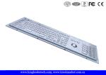 Industrial Kiosk Computer Metal Keyboard With Panel Mount Function Keys