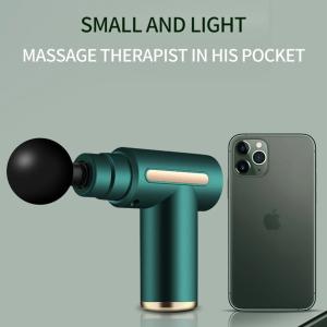Mini Pocket Size 4 Heads 6 Speed Massage Gun For Fast And Effective Recovery