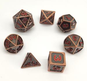 Wholesale Practical Plating Sharp Edge Dice Set , Multipurpose Custom Dice Sets from china suppliers