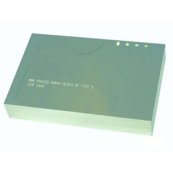 Test Block Phased Array B Type NDT Calibration Blocks for Beam Characterization