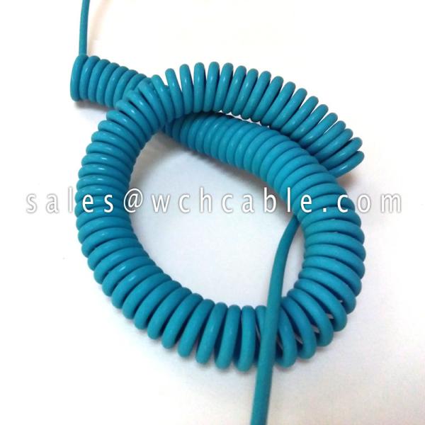 UL20937 Light Duty Electronic Interconnection Spring Coiled Cable 80C 30V